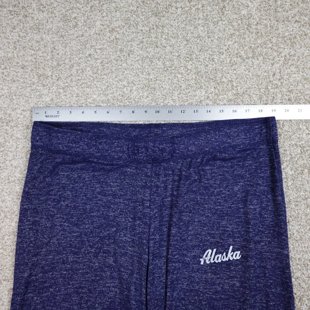 Boxercraft Alaska Lounge Pants Womens 2XL Navy Blue Heathered Wide Leg Pajamas